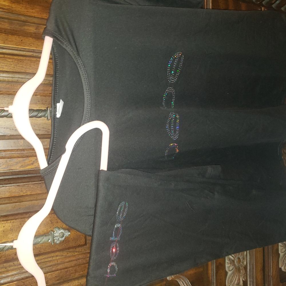 Black Kids Shirt with Colorful Accents